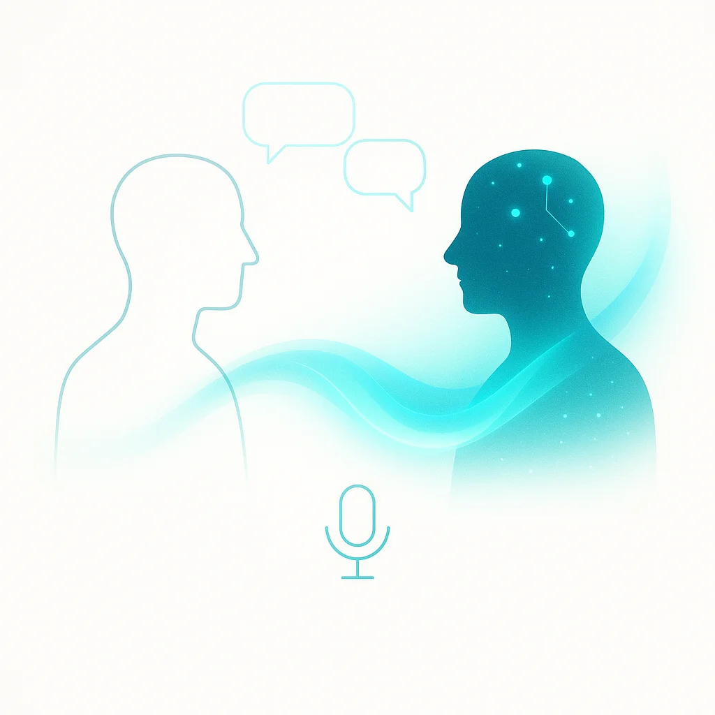 AI role-play training interface showing realistic sales scenarios