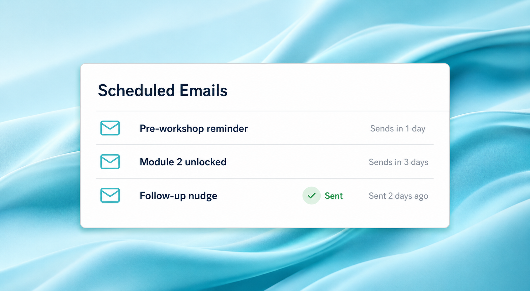 Skylar now sends the reminders so you don't have to chase your team's inbox