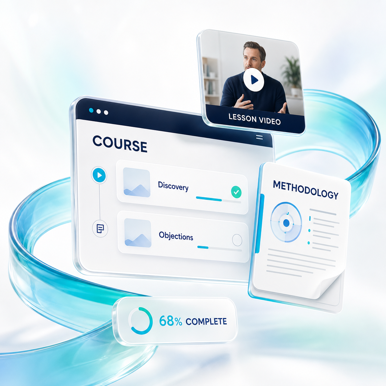 Skylar learning resources with courses, methodology and video content