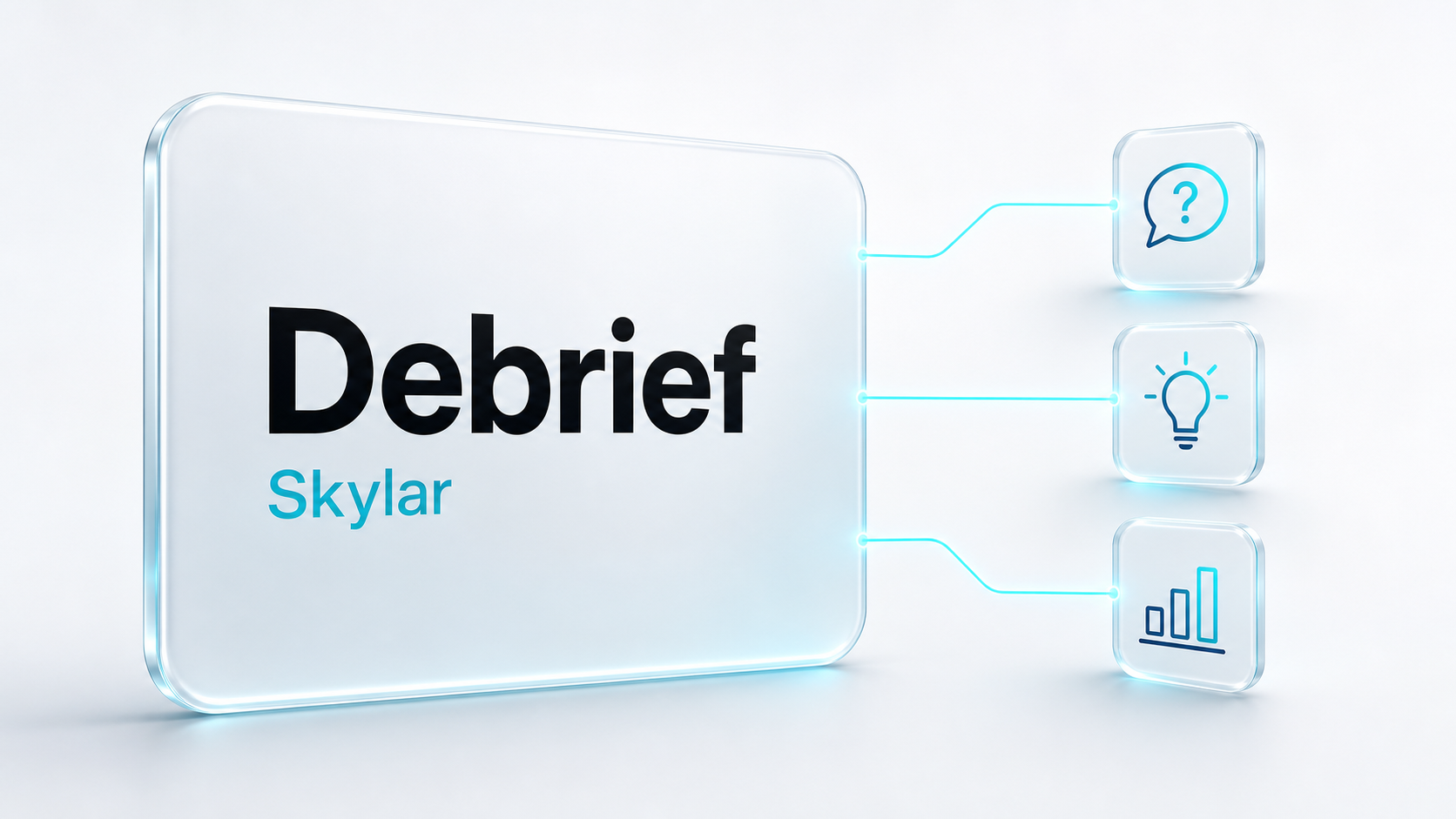Debrief brings your coaching into the moment after every conversation your reps have