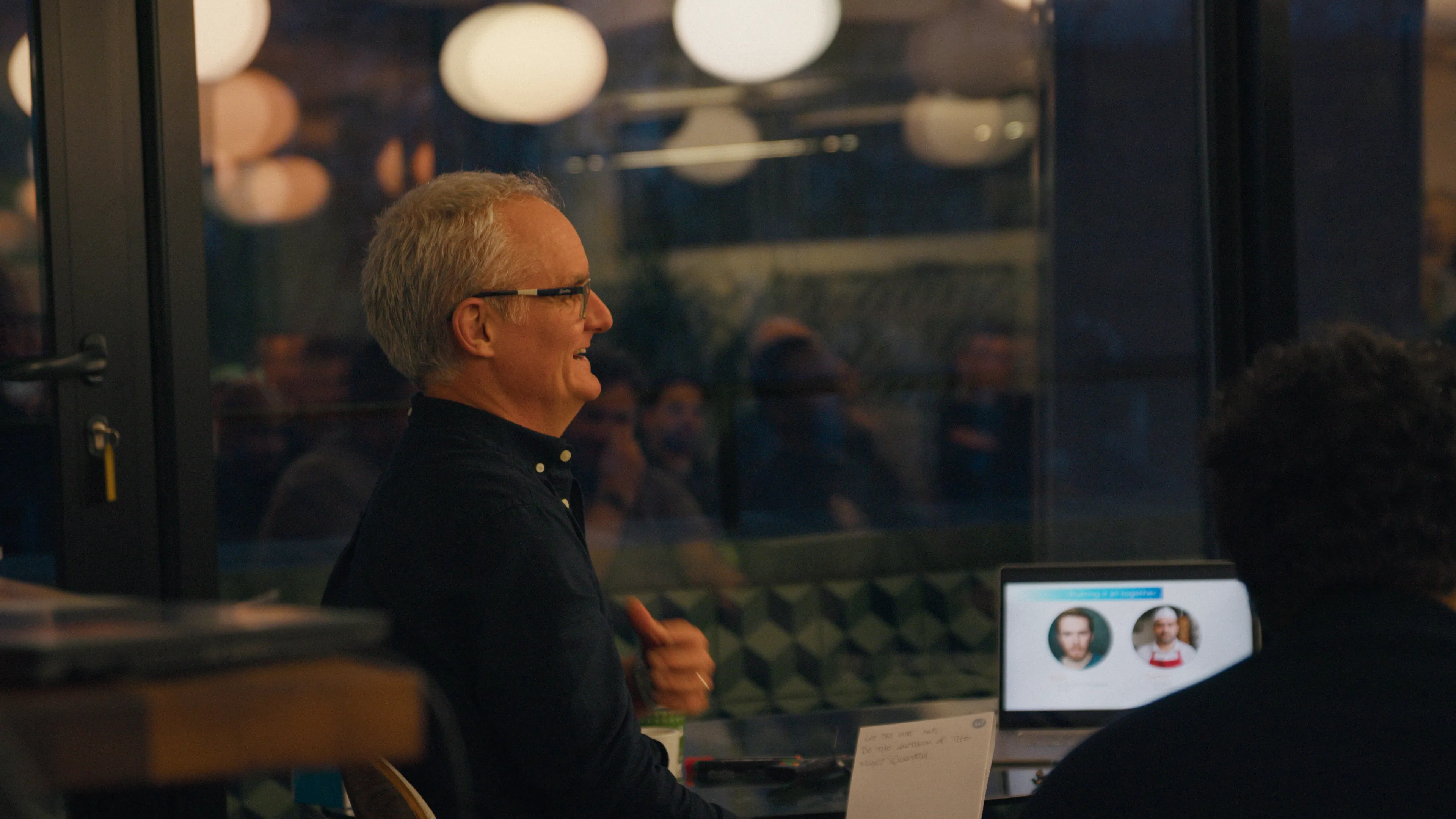 Dave running the Just Eat workshop session