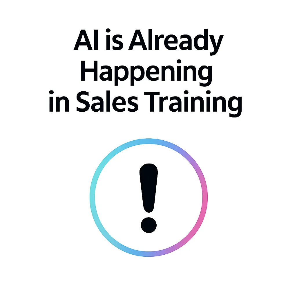 Benefits of AI for sales training providers