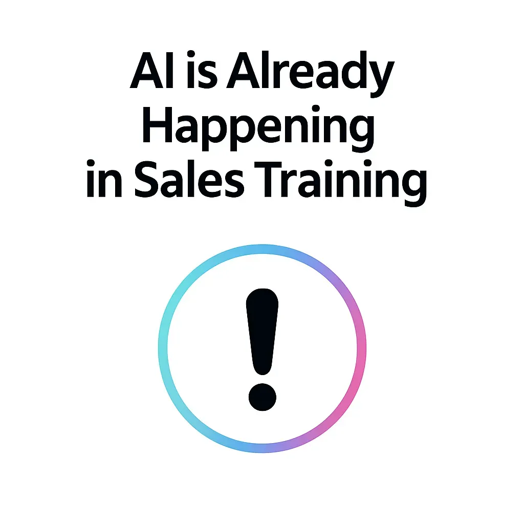 Benefits of AI for sales training providers