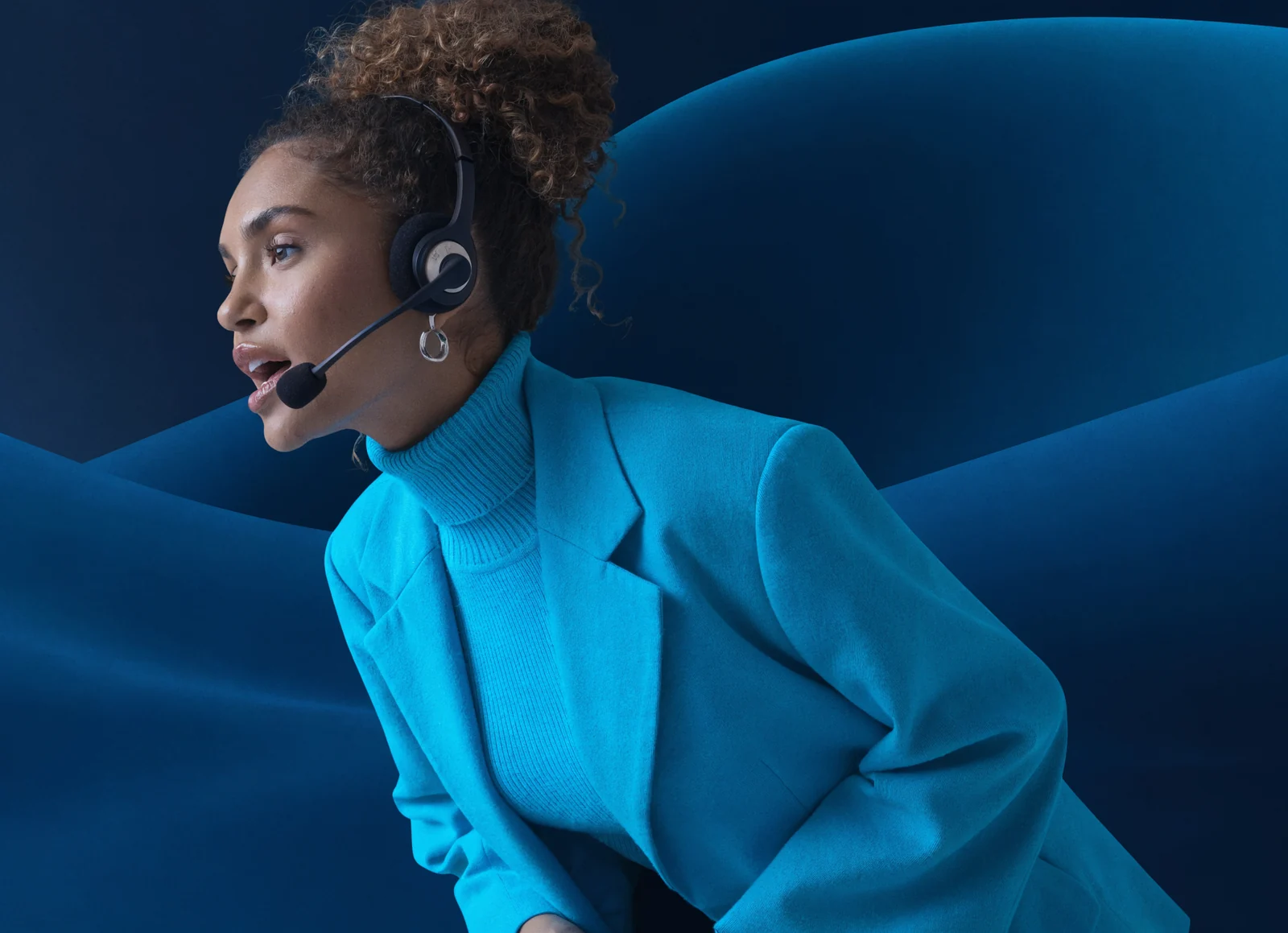 Sales rep in AI roleplay practice